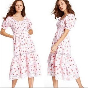 LOVESHACKFANCY Target Cosette Floral Ruffle Dress